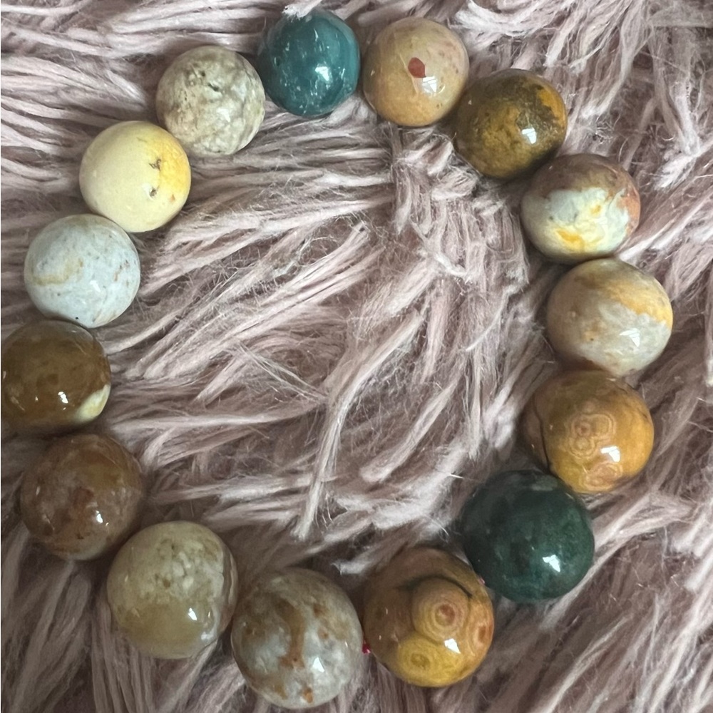 Gemstone Bracelet: Peace, Patience, Optimism, & Joy Yoga Mala. Exquisite! ✨
